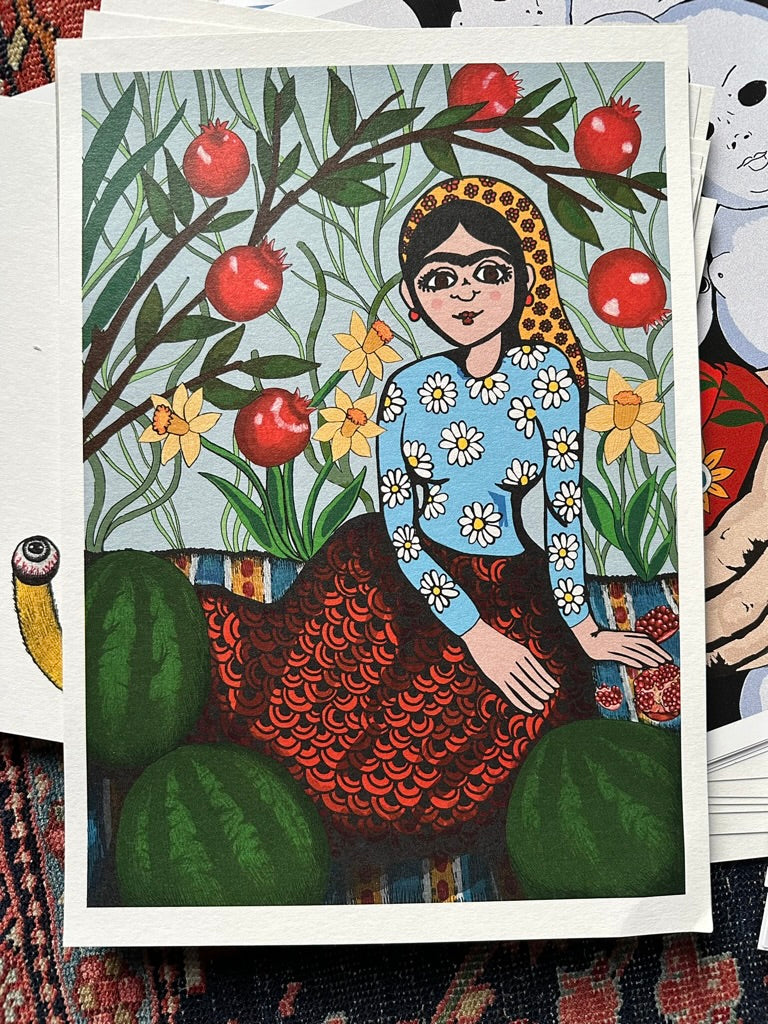 'Persian Girl' A4 Artist Print