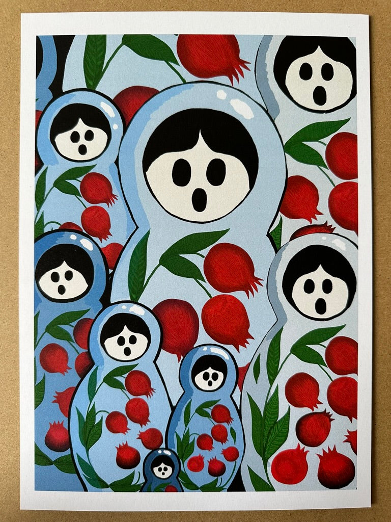 'Matryoshki' A4 Artist Print