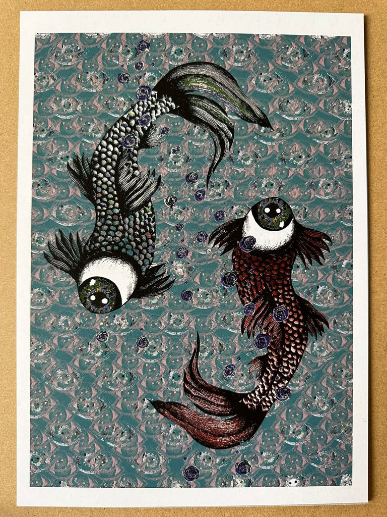 'Pisces' A4 Artist Print