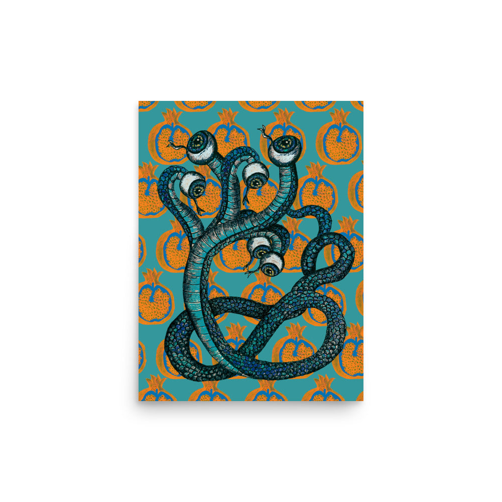 'Serpent' Luster Finish Poster