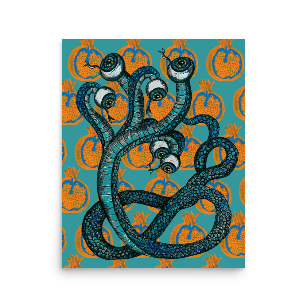 'Serpent' Luster Finish Poster