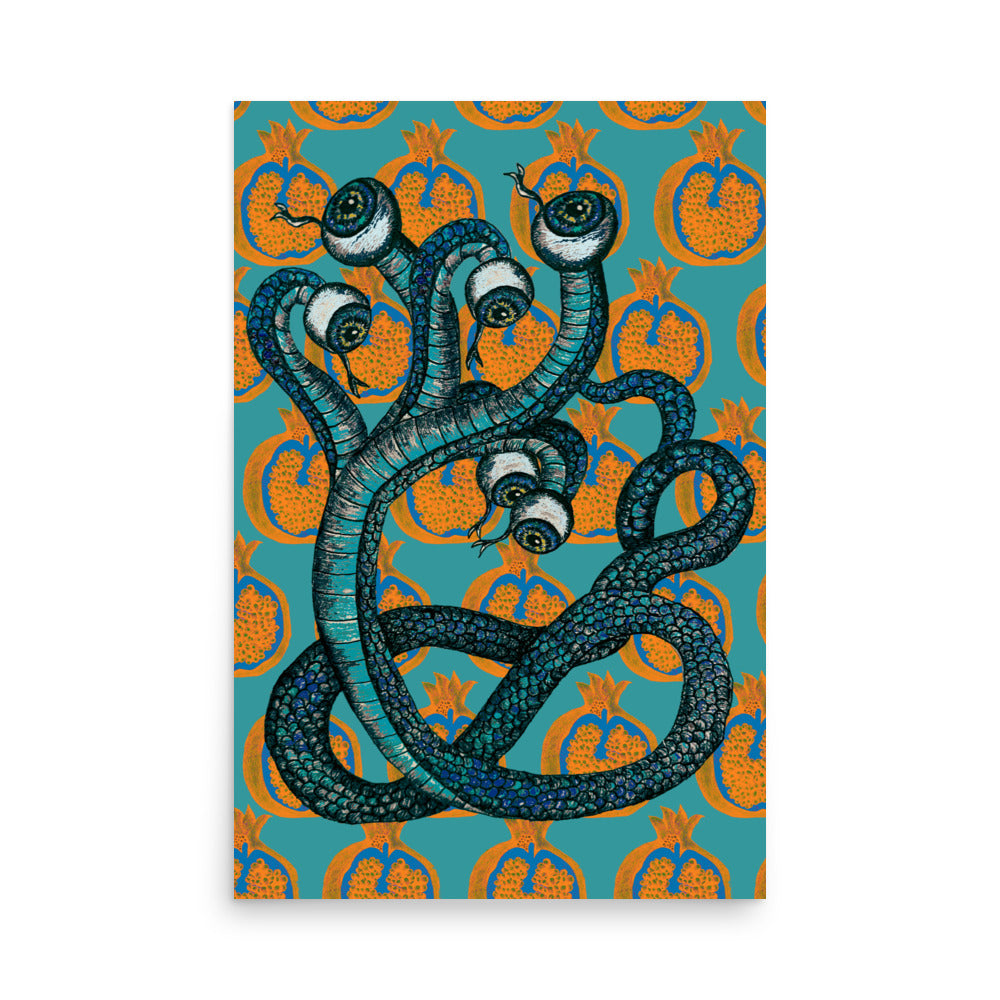 'Serpent' Luster Finish Poster