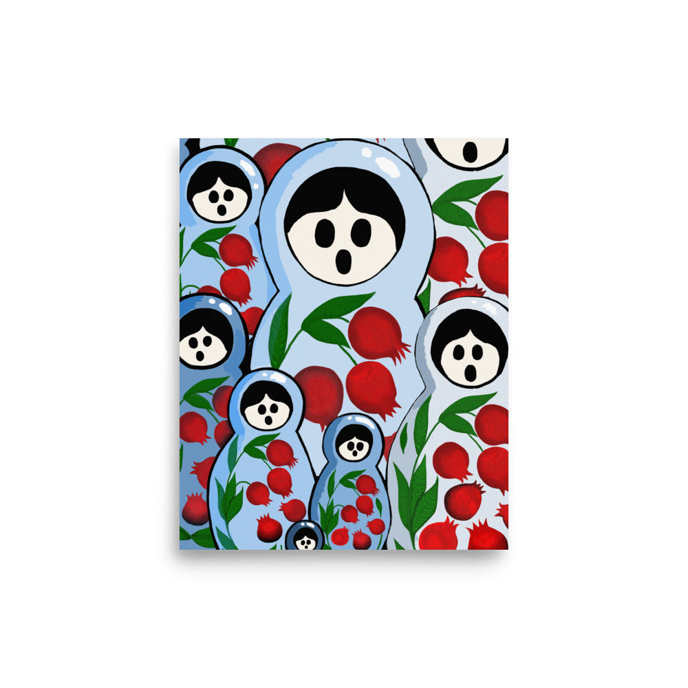 'Matryoshki' Luster Finish Poster