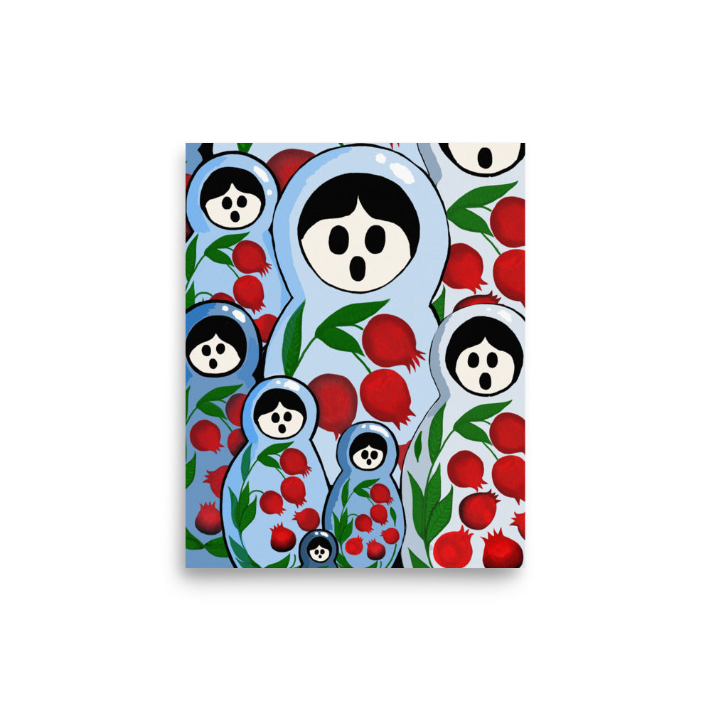 'Matryoshki' Matte Finish Poster