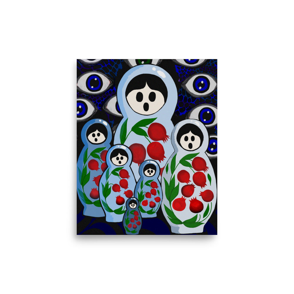 'We're Watching' Matte Finish Poster