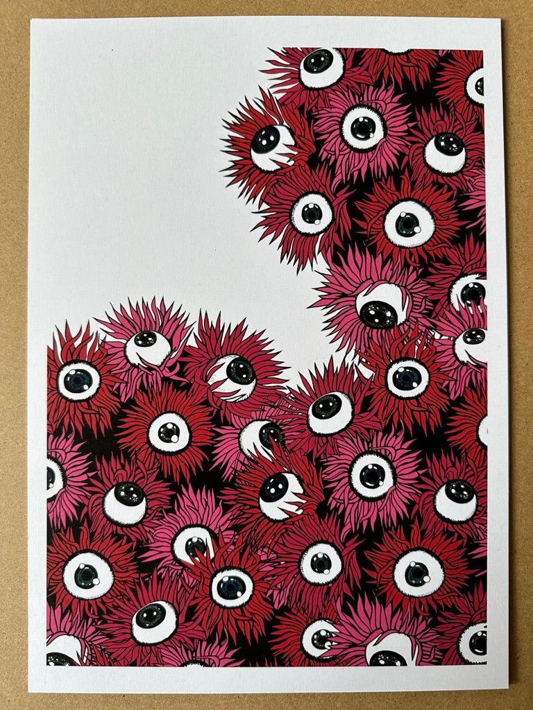 'Coral Growing' A4 Artist Print